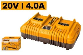 INGCO Устройство зарядное быстрое INDUSTRIAL 20W Li-Ion 4Aч