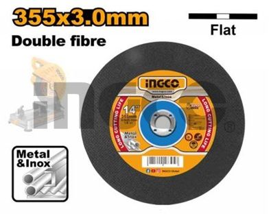 INGCO Диск отрезной по металлу и INOX 355х3,0х25,4 прямой