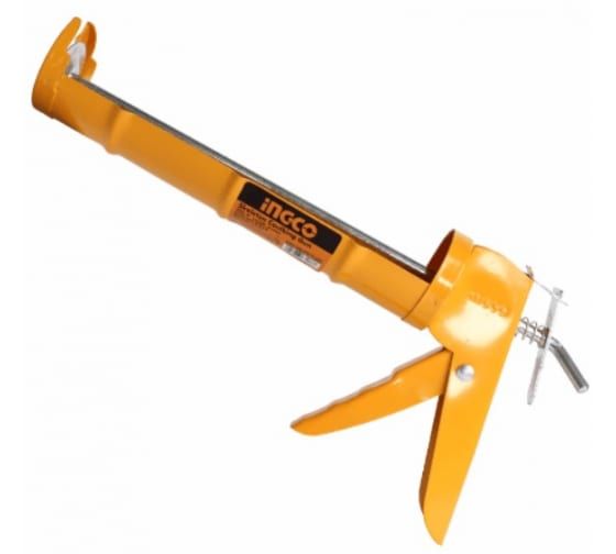 INGCO Пистолет для герметика открытый 235 мм Ø 51мм