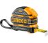 INGCO Рулетка измерительная 5м х 19мм/ ударопрочный обрезиненный корпус