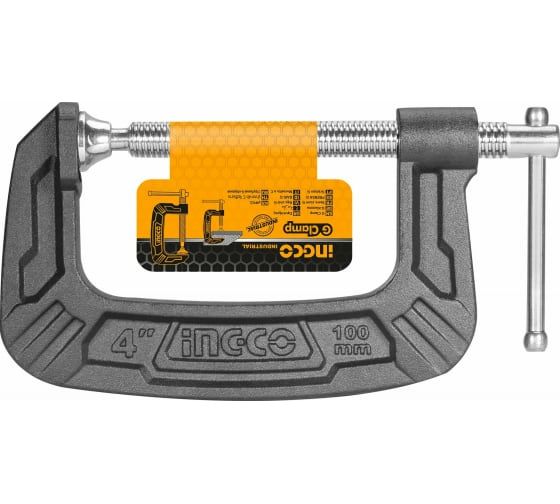 INGCO Струбцина G-типа INDUSTRIAL 4" 100 мм