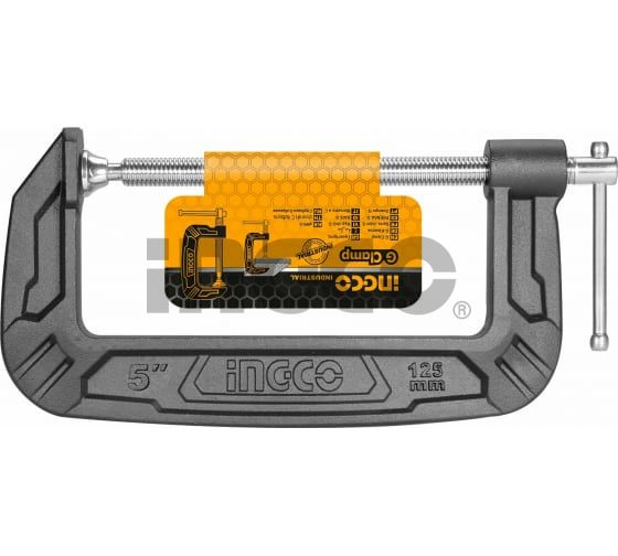 INGCO Струбцина G-типа INDUSTRIAL 5" 125 мм