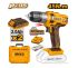 INGCO Дрель-шуруповерт аккумуляторная безударная Li-Ion INDUSTRIAL 20W 2Ач 2шт /45Нм/15+1