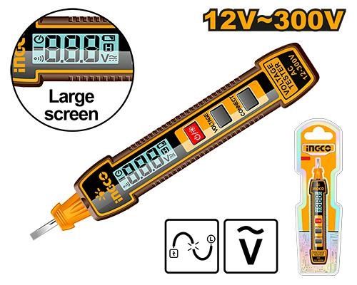 INGCO Тестер напряжения бесконтактный INDUSTRIAL