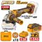 INGCO Машина углошлифовальная аккумуляторная SUPER INDUSTRIAL Li-Ion 20W 5Ач 2 шт/ Ø диска 125мм