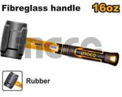 INGCO Киянка резиновая SUPER INDUSTRIAL 450гр./16oz