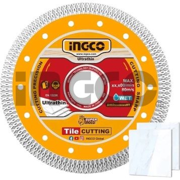 INGCO Диск алмазный ультратонкий INDUSTRIAL 180х10х22.2 мм