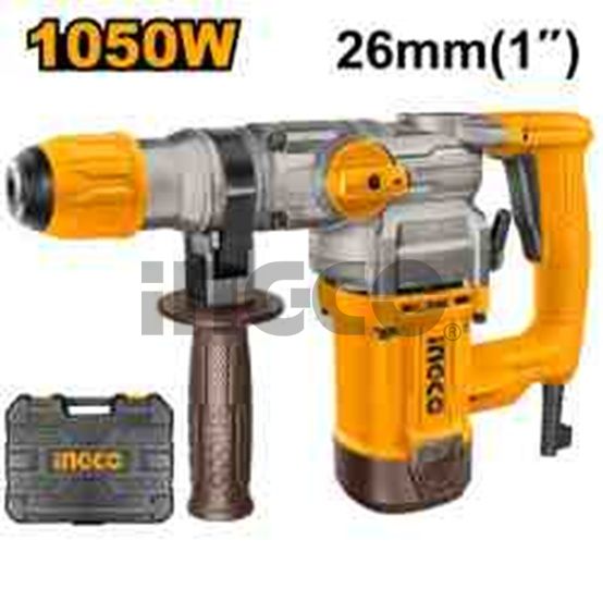 INGCO Перфоратор INDUSTRIAL 1050 Вт SDS-plus Сила удара: 4.5 Дж/ Ø сверления 13мм