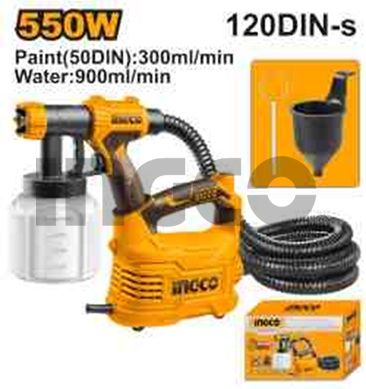 INGCO Краскораспылитель электрический 550 Вт