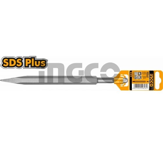 INGCO Зубило пикообразное SDS Plus 14x250x20 мм