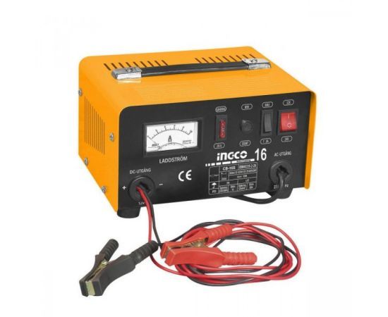 INGCO Устройство зарядное для аккумулятора 12/24 V/ 9/4 А/ 28-180 Ач