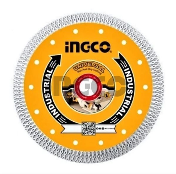 INGCO Диск алмазный ультратонкий INDUSTRIAL 125х10х1.4х22.2 мм