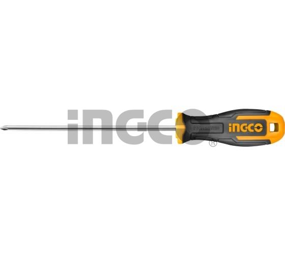 INGCO Отвёртка крестовая PH2 6,0х150 мм INDUSTRIAL