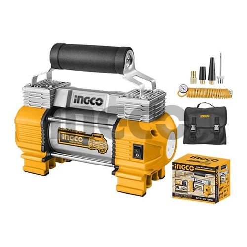 INGCO Компрессор автомобильный 12В/ 120 PSI 8 бар/ 45л/мин