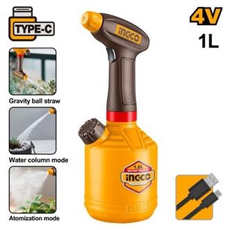 INGCO Опрыскиватель аккумуляторный 4V 1 л /USB Type-C